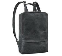 STILORD 'Verona' Mochila Cuero Mujeres y Hombres Mediana, Mochila de Ciudad y Trabajo para Portátil de 13-13,3 Pulgadas, Backpack de Día Piel Auténtica, Color: Antracita