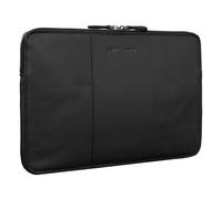 STILORD 'Wilson' Funda Portatil Piel para MacBook 13,3 Pulgadas Estilo Vintage para Tablet Laptop de 13 14' Portafolio DIN A4 Bolsa Protectora de Cuero, Color:Negro