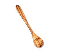 Stilux Cuchara pequeña de madera de olivo de 14 cm, de alta calidad, cucharilla de café, cuchara de postre, cuchara de mermelada, cuchara de helado, cuchara de azúcar, cuchara para miel, especias y