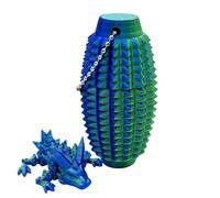 Stim Toy Fidget, portátil Spiky Charm, 1,65 x 1,65 in Printed Calming Tool, Anti Stress Sensory Reliever, Pocket Travel Companion for Adults, Teens, Toddler, School, Airplane