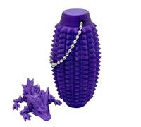 Stim Toy Fidget, portátil Spiky Charm, 1,65 x 1,65 in Printed Calming Tool, Anti Stress Sensory Reliever, Pocket Travel Companion for Adults, Teens, Toddler, School, Airplane