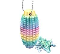 Stim Toy Fidget, portátil Spiky Charm, 1,65 x 1,65 in Printed Calming Tool, Anti Stress Sensory Reliever, Pocket Travel Companion for Adults, Teens, Toddler, School, Airplane