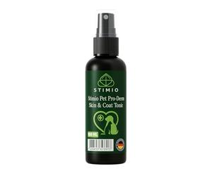 Stimio Tónico Equilibrio Piel Perro 100 ml - Cuidado probiótico para el microbioma cutáneo; pH Suave, Fragancia sin alérgenos, sin parabenos/Silicona - sin aclarado Leave-on