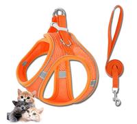 Stimuli Cat Harness Design For Outdoor Cats,Stimuli Cat Explorer Harness,Stimulicat Harness Adjustable Soft Mesh Vest with Reflective Safety Strips,Allowing Cats to Safe and Stress-Free (D)