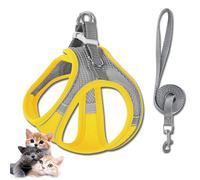 Stimuli Cat Harness Design For Outdoor Cats,Stimuli Cat Explorer Harness,Stimulicat Harness Adjustable Soft Mesh Vest with Reflective Safety Strips,Allowing Cats to Safe and Stress-Free (H)