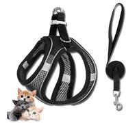 Stimuli Cat Harness Design For Outdoor Cats,Stimuli Cat Explorer Harness,Stimulicat Harness Adjustable Soft Mesh Vest with Reflective Safety Strips,Allowing Cats to Safe and Stress-Free (B)