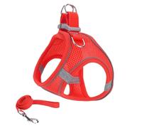 Stimuli Cat Harness Design For Outdoor Cats, Stimuli Cat Harness Escape Proof, with Reflective Safety Strips, Adjustable No Choke No Pull (#3,M)
