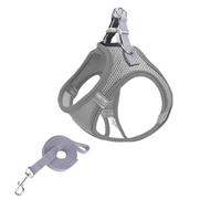 Stimuli Cat Harness Design For Outdoor Cats, Stimuli Cat Harness Escape Proof, with Reflective Safety Strips, Adjustable No Choke No Pull (#6,XXS)