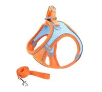 Stimuli Cat Harness Design For Outdoor Cats, Stimuli Cat Harness Escape Proof, with Reflective Safety Strips, Adjustable No Choke No Pull (#7,XXS)