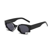 STINA Moda Personalidad Hip-Hop vanguardista Serpiente Gafas de Sol cuadradas Marco pequeño Salvaje Sombra Gafas de Sol Accesorios