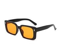 STINA Nuevas Gafas cuadradas Montura pequeña Retro Hip Hop Gafas de Sol Personalidad arroz uñas Moda Gafas de Sol Tendencia Accesorios Regalo