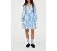Stine Goya Jasmine Dress Mid Blue Check Talla: XXS | Mini Vestidos Outlet | Mujer | Azul