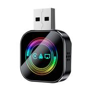 Stineng Adaptador de Carplay inalámbrico USB Dongle Airplay Android Auto Cable a Inalámbrico Plug and Play Smart Carplay