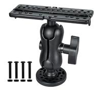 Stineng Base para detectores de peces, universal, giratorio 360°, soporte de bola para detectores de peces, adecuado para botes de alta mar, kayaks y pontones