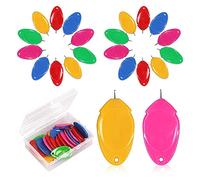 Stineng Enhebrador de agujas para coser a mano, 25 unidades, para agujas, enhebrador con pequeño ojal, para máquina de coser, herramienta de enhebrador de aguja, enhebrador