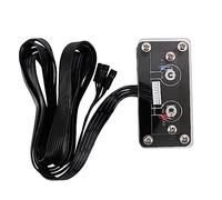 Stineng Interruptor de encendido externo para ordenador de sobremesa + botón de reinicio