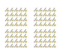 Stineng Juego de 80 piezas de freno de bicicleta de latón oliva para BH59 hidráulico disco freno línea,1