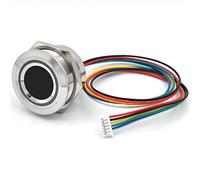 Stineng R503-5V RGB LED DC5V UART MX1.25 6Pin Impermeable Capacitiva Sensor de Huellas Dactilares para Android