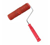 Stineng Rodillo de Pintura con de Grano de Madera de Imitación de Goma, Textura de Pintura Artesanal, Impresión de Pigmentos, Rodillo de Pintura Mural con Manejar