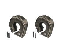 Stineng T3 Racing Turbo Blanket Heat Shield Charger Cover mit Sicherungsfeder für T25 T28 GT25 CT26 GT28 GT30 GT32 GT35 GT37 (2 unidades)