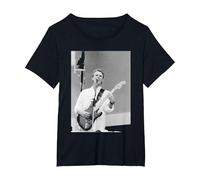 Sting Live Aid Wembley 1985 La policía Camiseta, Mujer Tallas Grandes, Negro, 5XL Grande