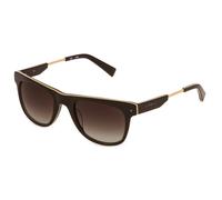 Sting maya bay short sleeve classic fit shirt gafas de sol, top marron