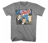Sting & The Police Outlandos d'Amour Men's T Shirt Album Cover tee GreyXXL