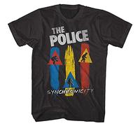 Sting & The Police Synchronicity Album Cover Mens T Shirt Surreal Rock Band Tour Black Size L