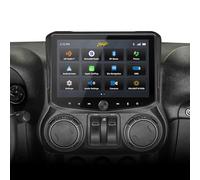Stinger HORIZON10 - Kit Completo de Radio estéreo para Jeep Wrangler JK (2011-18), visualización táctil HD IP65, Certificado inalámbrico CarPlay y Android Auto, Indicadores Todoterreno, HDMI
