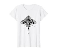 Stingray Lover Stingray Manta Ray Océano Agua Animal Amor Camiseta gráfica económica, Mujer, Blanco, L