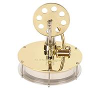 Stirling Engine Motor Model Low Temperature D2 Golden Zinc Alloy Stainless Steel Educational Electricity Power Generator Model for Science Projects and Classroom Demonstrations