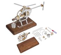 Stirling - Kit de construcción de helicóptero mecánico, modelo Stirling para montar en casa, oficina o entusiastas de la tecnología, regalo para adultos