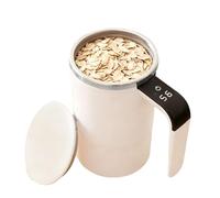 Stirring Mug - Rechargeable Battery Operated | Electric Stainless Steel Self Mixing Cup | Automatic Magnetic With Lid For Milk Tea Cocoa Protein Powder Drink Home Kitchen Office Travel Camping