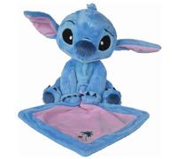 Stitch 25cm Peluche Con Cobertor De Pelo Largo Disney Lilo Y Stitch Niños De 0 +