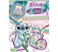 Stitch. Actividades 2 en 1: Libro para colorear, actividades, lápices y pegatinas (Disney. Lilo & Stitch)