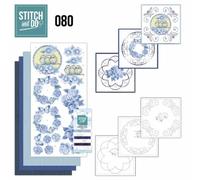 Stitch and Do 80 - Figura decorativa, diseño de flores