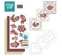 Stitch and Do 86 - Pájaros y rosas