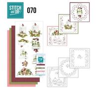 Stitch and Do - Figura decorativa, diseño navideño