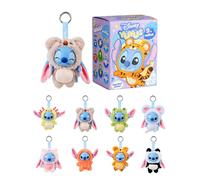 STITCH & ANGEL - Display of 8 Keychains NUEVO
