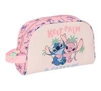 Stitch Beach - Neceser Escolar Infantil Pequeño con Asa, Neceser Infantil, Adaptable a Carro, Ideal para Niños de 5 a 14 Años, Cómodo y Versátil, Calidad y Resistencia, 28x10x18 cm