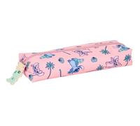Stitch Beach - Portatodo Rectangular Niño, Estuche Infantil, Estuche Niño, Ideal para Niños en Edad Escolar, Cómodo y Versátil, Calidad y Resistencia, 22x7x40 cm