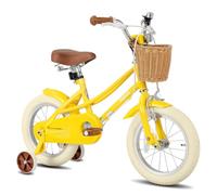 STITCH Bicicleta Infantil 12/14/16/20 Pulgadas para niñas de 3 a 4 años, Bicicleta para niñas de 12/14/16/20 Pulgadas con ruedines y Cesta