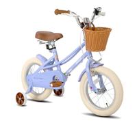 STITCH Bicicleta Infantil 12/14/16/20 Pulgadas para niñas de 3 a 4 años, Bicicleta para niñas de 12/14/16/20 Pulgadas con ruedines y Cesta