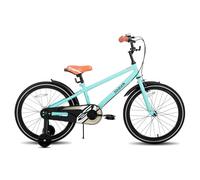 STITCH Bicicleta Infantil 14/16/18/20 Pulgadas para niñas y niños de 3-13 años, bicicleta con estabilizadores (Rosa, Beige, Azul, Plata, Verde)