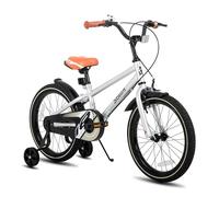 STITCH Bicicleta infantil de 20 pulgadas para niños de 6 a 9 años, bicicleta de 20 pulgadas para niños con ruedas estabilizadoras, plata