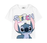 STITCH Camiseta de Manga Corta Infantil Blanco - Marca EAN: 8445484508048 - Talla: 6 Años