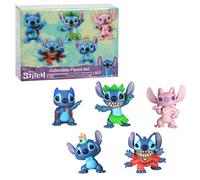 Stitch Conjunto de Figuras coleccionables de Lilo Disney, 5 Piezas, estatuillas coleccionables de 7,6 cm de Alto, Juguetes para niños a Partir de 3 años de Just Play