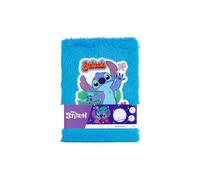 Stitch - Cuaderno de peluche A5 azul | Diario esponjoso para niños | Cuaderno de notas con diseño de Disney | Libro de peluche para niñas y niños | Regalo creativo a partir de 3 años | Diario infantil