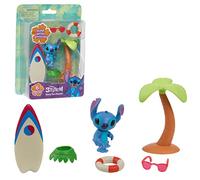 Stitch Disney, Estuche de Surf, con 1 Figura y Accesorios Alrededor del Surf, Juguetes para niños a Partir de 3 años, GIOCHI PREZIOSI, TTC20