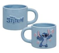 Paladone Disney Lilo & Stitch Mug, Taza de Café de Cerámica Grande de 400ml con Licencia Oficial de Azul Pastel para Té y Chocolate Caliente, Mercancía para Fanáticos del Cine